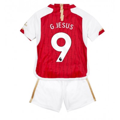 Arsenal Gabriel Jesus #9 Hemmatröja Barn 2023-24 Kortärmad (+ Korta byxor)